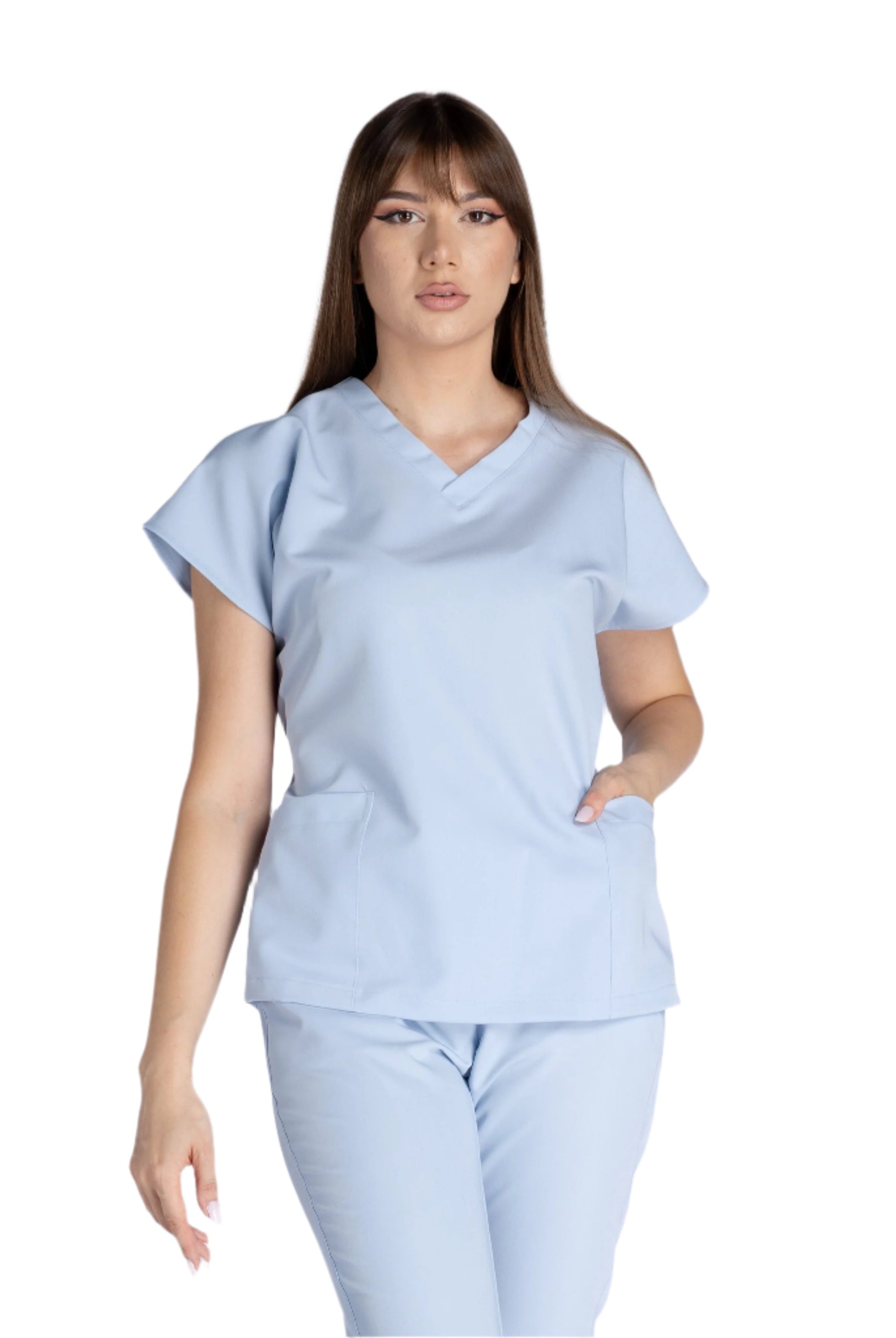Bluza Medicala Elastica Kate - Inotex.ro - Inotex