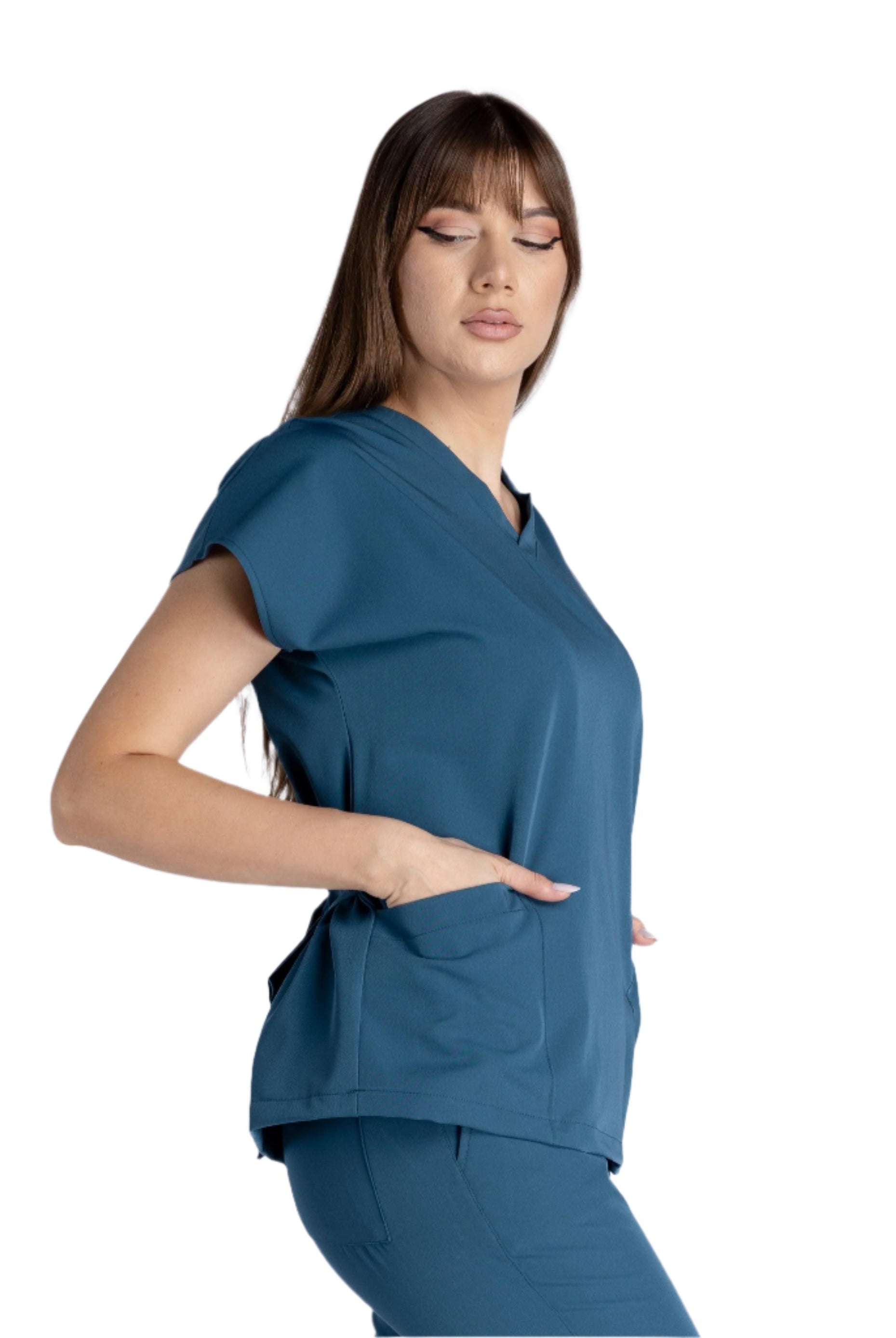 Bluza Medicala Elastica Kate - Inotex.ro - Inotex