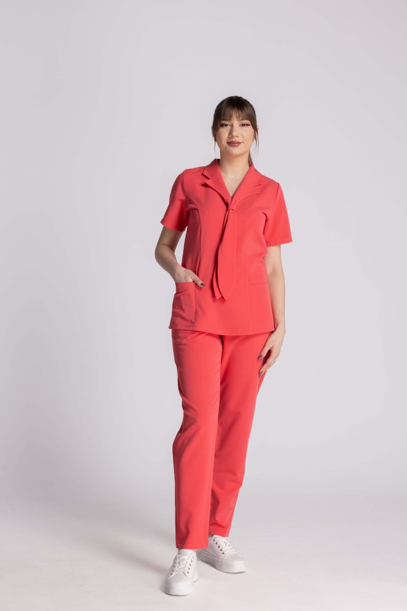 Costum Medical Elastic Ella | Uniformă Medicală Premium | Inotex - Inotex