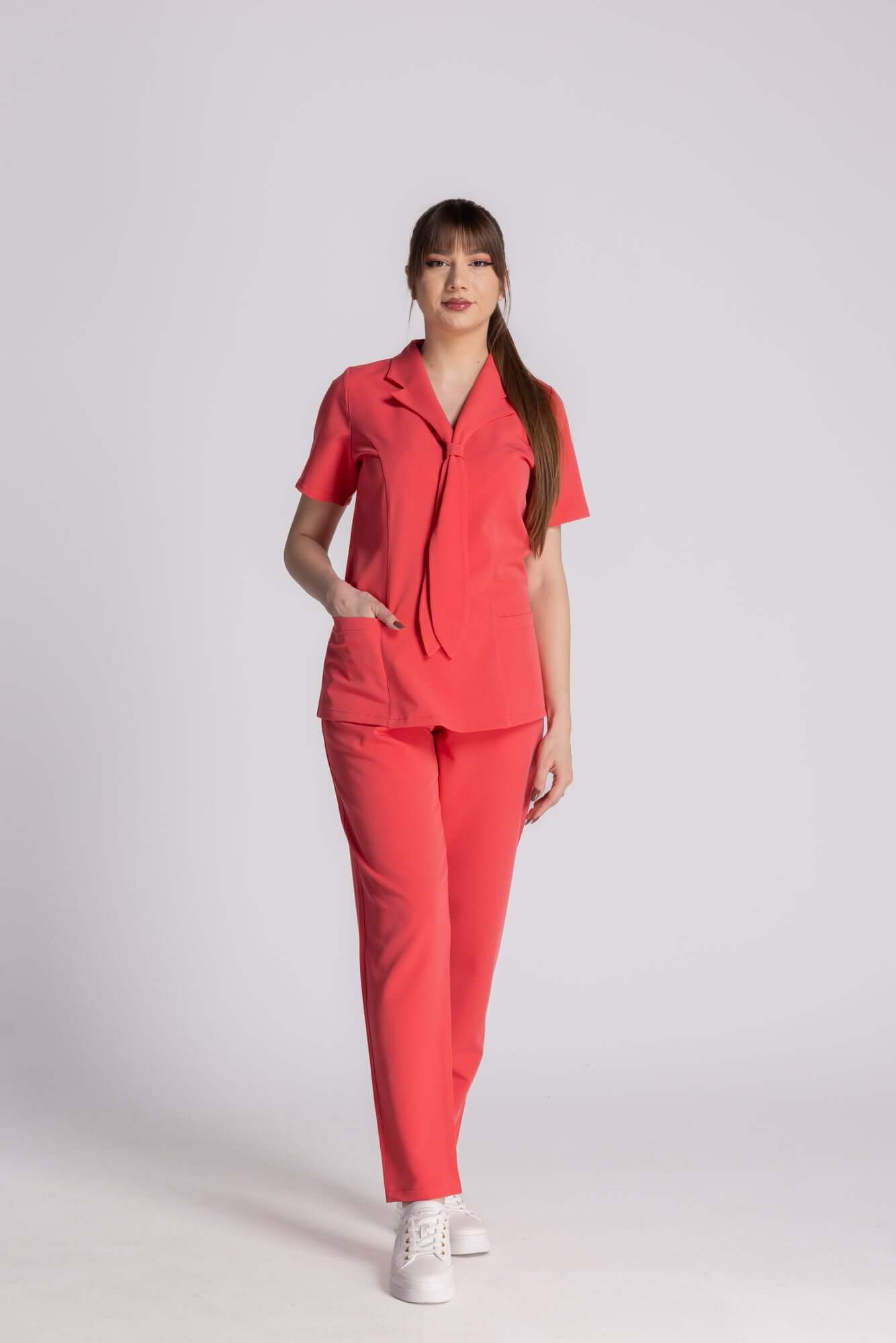 Costum Medical Elastic Ella | Uniformă Medicală Premium | Inotex - Inotex