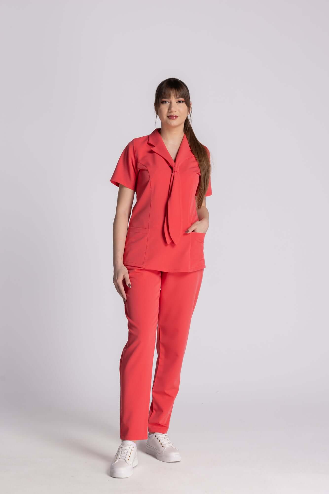 Costum Medical Elastic Ella | Uniformă Medicală Premium | Inotex - Inotex