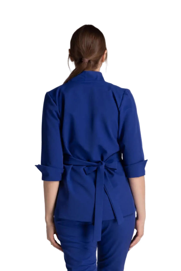 Bluza Elastica Elise - vedere din spate, design elegant cu cordon ajustabil pentru o potrivire personalizată.