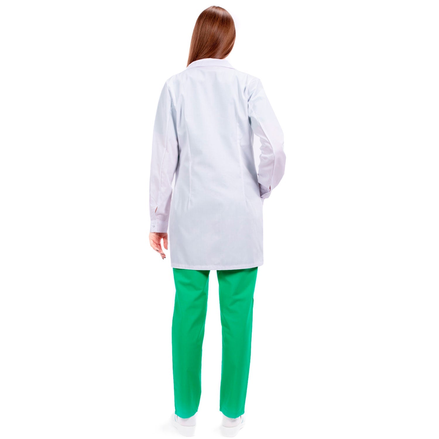 Halat Medical Alb Cu Maneca Lunga - Inotex.ro - Inotex