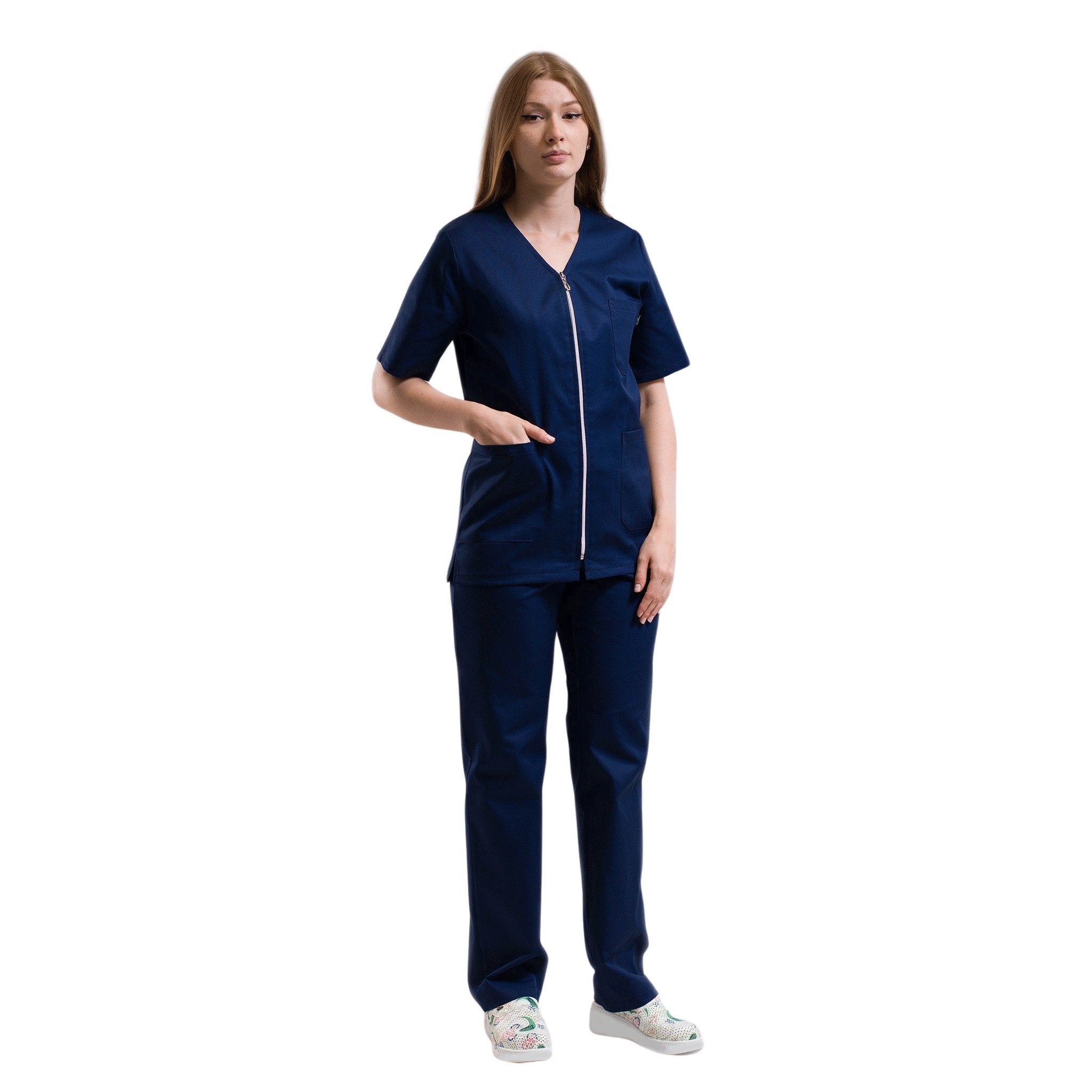 Costum Medical cu Fermoar Laura - Inotex.ro - Inotex