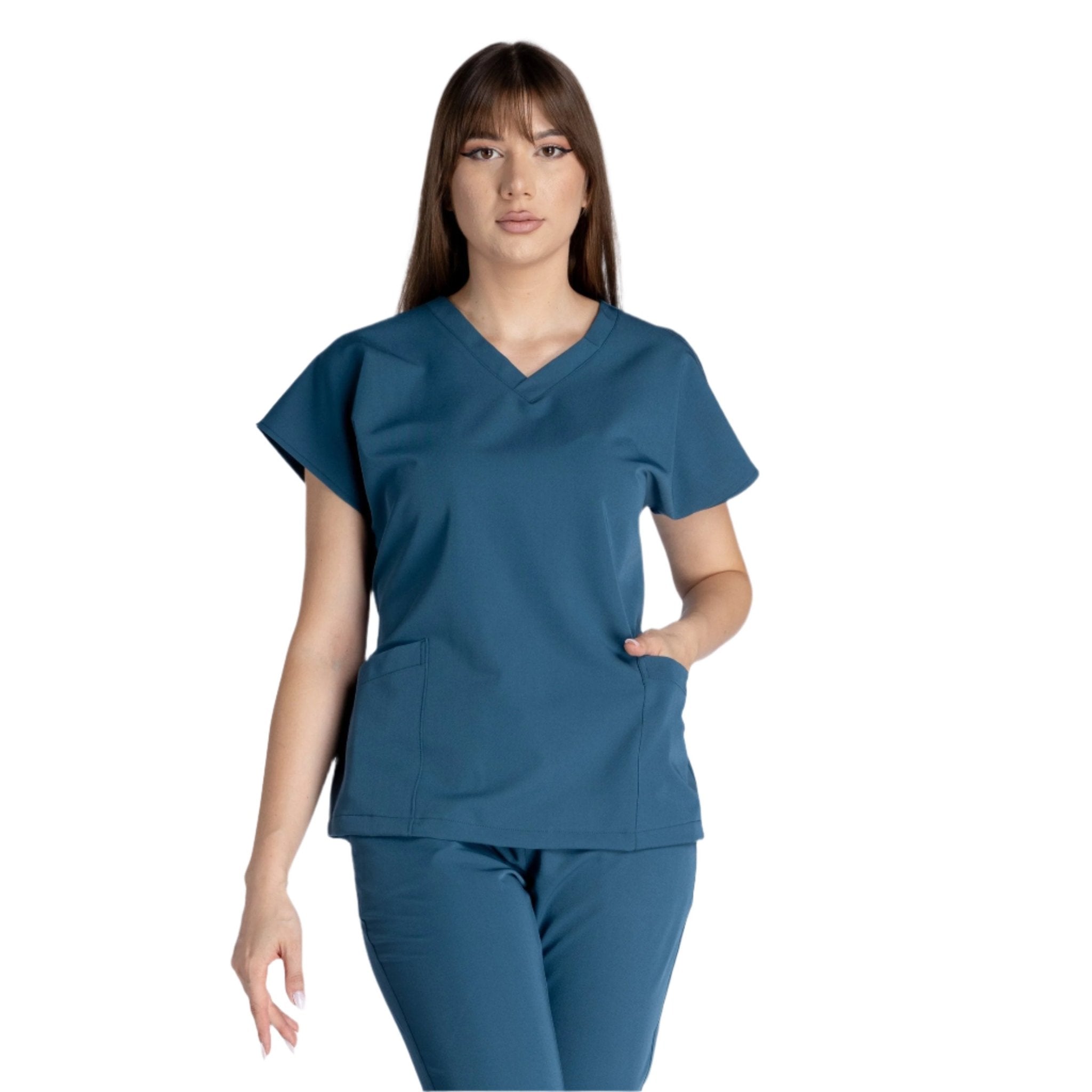 Bluza Medicala Elastica Kate - Inotex.ro - Inotex