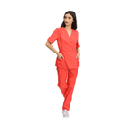 Compleu Medical Kimi, bluza medicala kimono si pantalon cu elastic | Inotex.ro