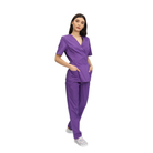 Compleu Medical Kimi, bluza medicala kimono si pantalon cu elastic | Inotex.ro