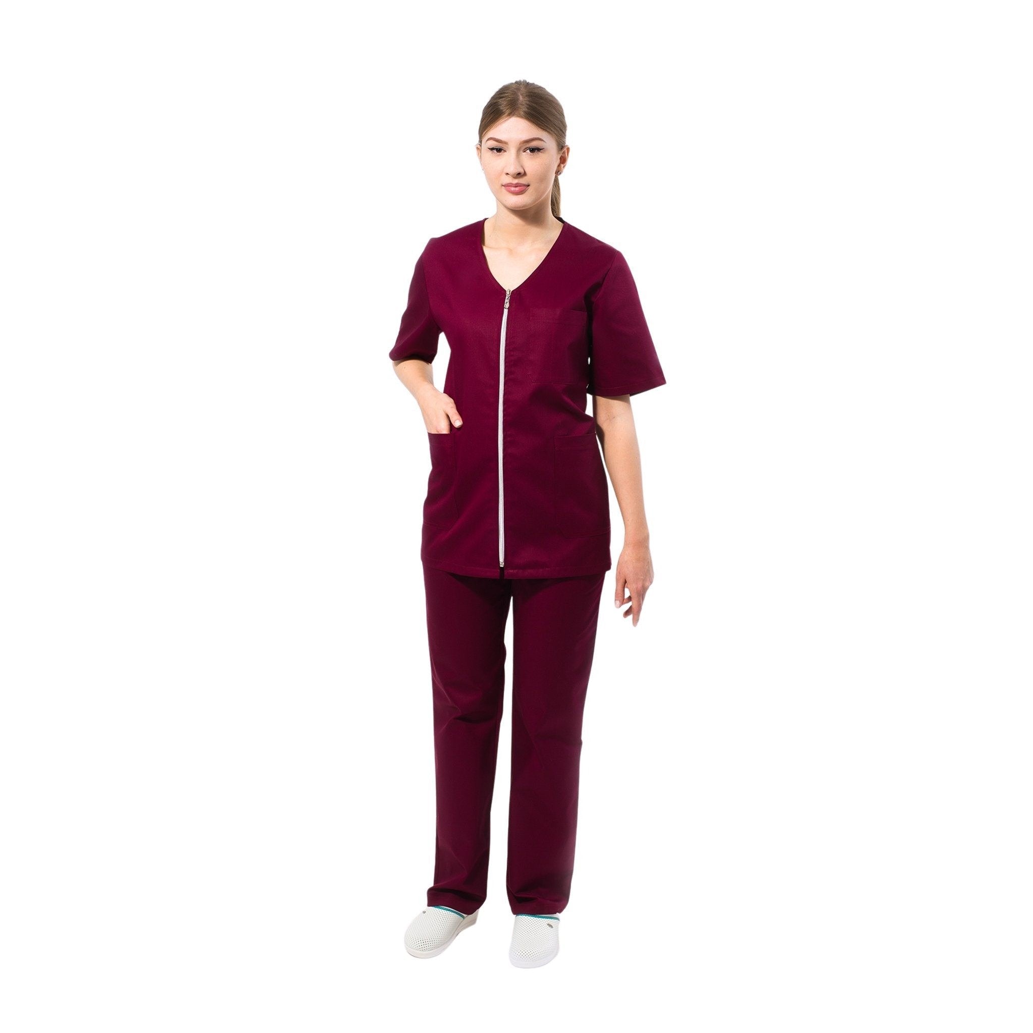 Costum Medical cu Fermoar Laura | Inotex.ro