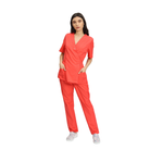 Compleu Medical Kimi, bluza medicala kimono si pantalon cu elastic | Inotex.ro