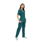 Costum Medical Kimi, bluza medicala kimono si pantalon cu elastic | Inotex.ro