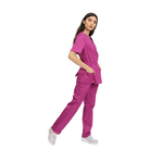 Compleu Medical Kimi, bluza medicala kimono si pantalon cu elastic | Inotex.ro