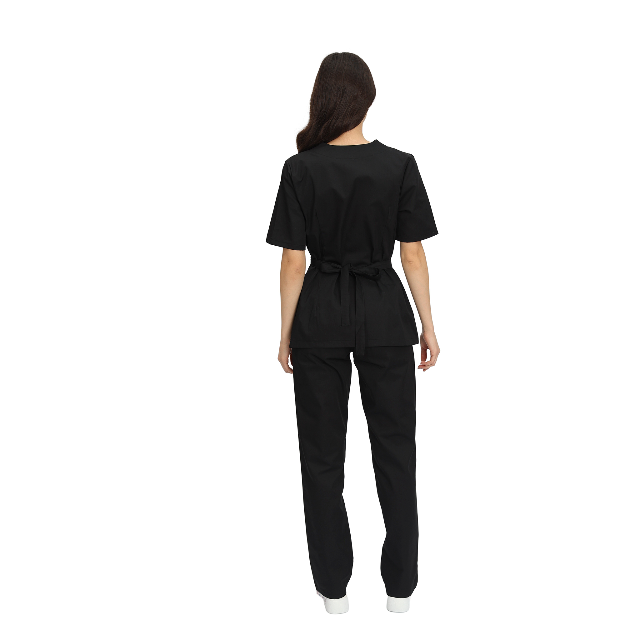 Compleu Medical Kimi, bluza medicala kimono si pantalon cu elastic | Inotex.ro