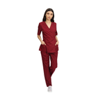 Compleu Medical Kimi, bluza medicala kimono si pantalon cu elastic | Inotex.ro