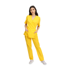 Compleu Medical Kimi, bluza medicala kimono si pantalon cu elastic | Inotex.ro