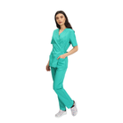 Compleu Medical Kimi, bluza medicala kimono si pantalon cu elastic | Inotex.ro