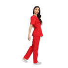 Compleu Medical Kimi, bluza medicala kimono si pantalon cu elastic | Inotex.ro