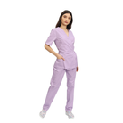 Compleu Medical Kimi, bluza medicala kimono si pantalon cu elastic | Inotex.ro